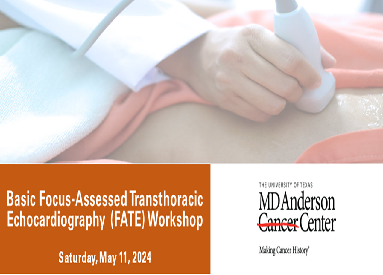 Basic Focus-Assessed Transthoracic Echocardiography (FATE) Workshop Banner